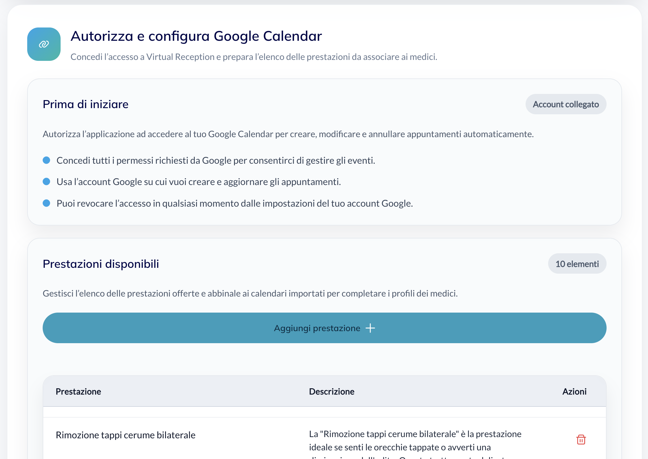 Scheduling Integration with Google Calendar